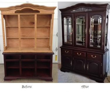 China cabinet: 45 sq ft ($2475)