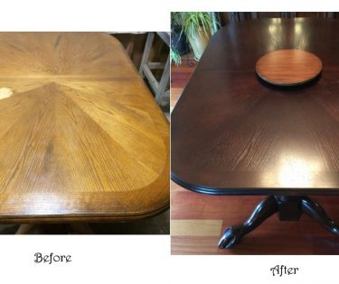 Kitchen table: 25 sq ft ($1375)